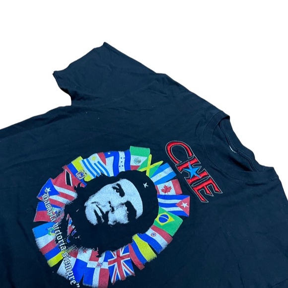 Embroidered Che Guevara Vintage Short Sleeve Tee - Picture 6 of 6